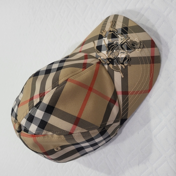 Burberry Check Logo Cap - Picture 1 of 8